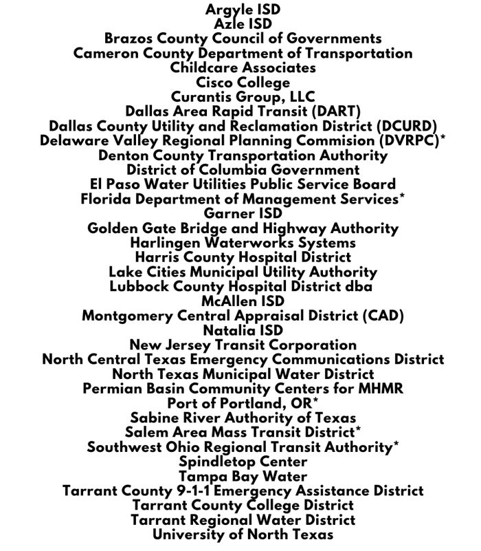 TXShare Current Members updated special districts